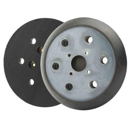 Superior Pads And Abrasives 6 Inch Dia 6 Vacuum Holes Hook & Loop Sander Pad Replaces Ridgid/Ryobi 305189001 RSP49